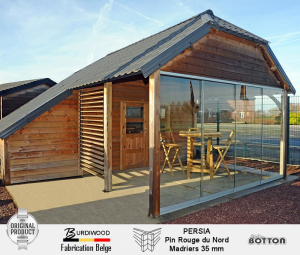Vente abris de jardin bois Burdiwood Persia - Atelier Botton Namur