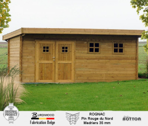 Vente abris de jardin bois Burdiwood Rognac - Atelier Botton Namur
